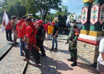 Dandim Palangka Raya Apresiasi Pelaksanaan Aksi Damai Ormas Dayak Kalteng yang Berjalan Tertib dan Damai